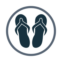 Flip flops icon