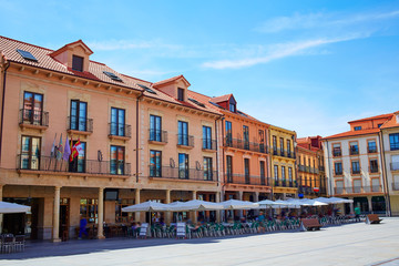 Astorga Leon plaza de Espana near Ayuntamiento