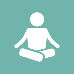 Yoga pose icon