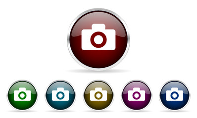 photography vector icon set