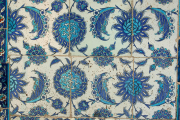 Traditional Turkish floral ceramic