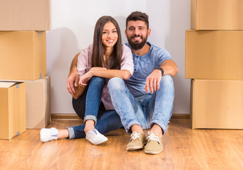 Couple moving home