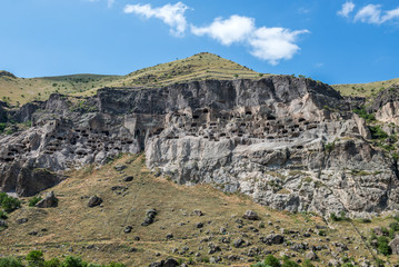 Fototapeta na wymiar Vardzia cave monastery in Samtskhe-Javakheti region, Georgia