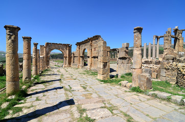 Ruiny rzymskiego miasta w Algierii