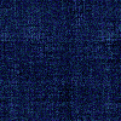 Blue Mosaic Effect On Black Background
