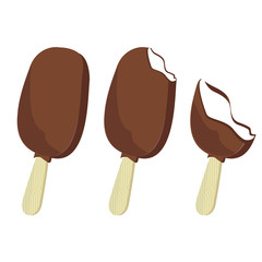 Chocolate ice cream set