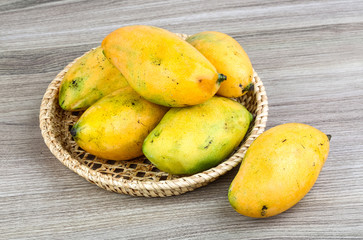 Ripe yellow mango