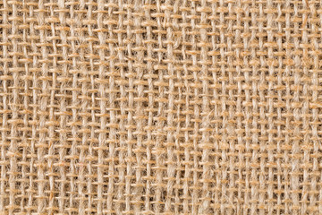 background made of old sackcloth