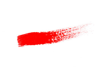 Red paint splash