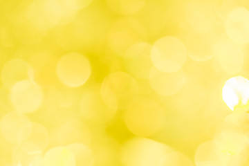 Christmas yellow and golden bokeh