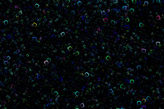 Background With Rainbow Gradient Squeres Effect