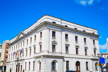 Burgos downtown buildings in Castilla Spain