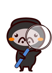 Naklejka premium 検索する動物シリーズ