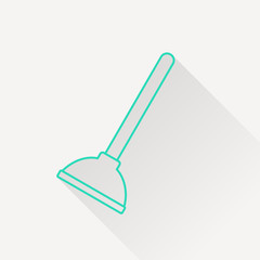 Toilet Plunger vector icon