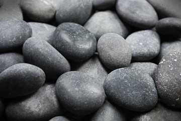 Sea pebbles background