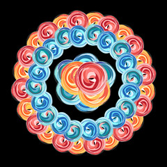 bright graphic floral