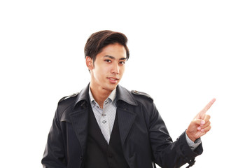 笑顔のビジネスマン