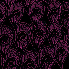 Abstract vector background. Colorful pattern. Floral seamless ba