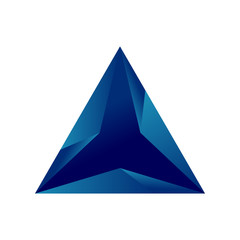 Elegant Luxury Blue Sapphire Logo Icon