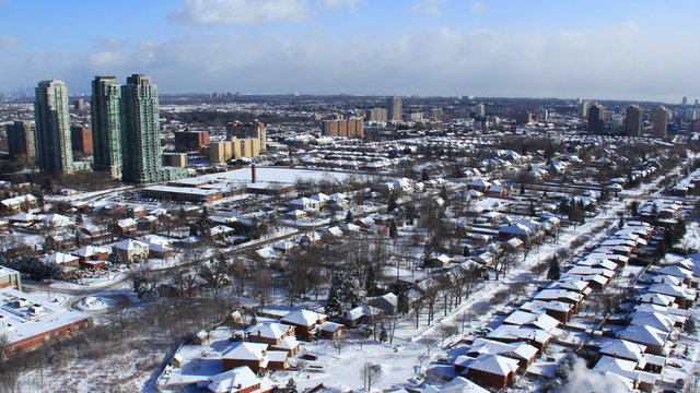 Winter South Mississauga Time Lapse. Winter in Mississauga, Canada shot in time lapse. Rendered in UltraHD 4K from high resolution stills.