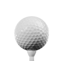 Golf ball closeup