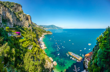 Amalfi Coast, Campania, Italy - obrazy, fototapety, plakaty