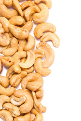 Frame made of purified cashew lined lines.