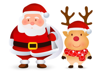 サンタ　トナカイ　クリスマス