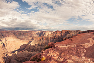 Fototapeta na wymiar Spectacular Scenic: the Grand Canyon from Guano point, Hualapai