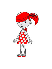 Girl doll sweet cute