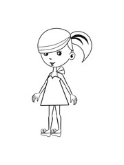 Girl doll sweet cute