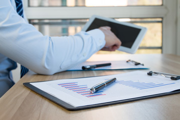 Businessman in the office work