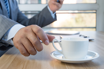Businessman in the office work
