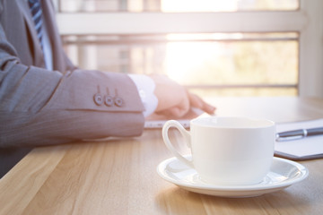 Businessman in the office work
