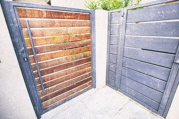 Wooden and metal doors