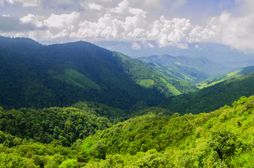 Fototapeta na wymiar Stunning aerial view of spectacular jungles