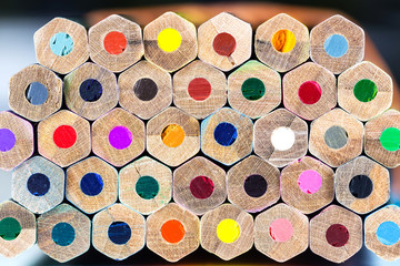 Stacked pencils