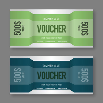 Modern Gift Voucher Template.