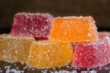 Colorful jelly candies