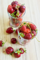 Fresh ripe strawberry