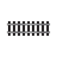 locomotive railroad track rail transport isolated vector  element - 94319192