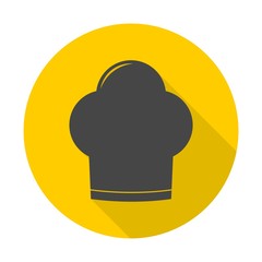 Chef icon with long shadow