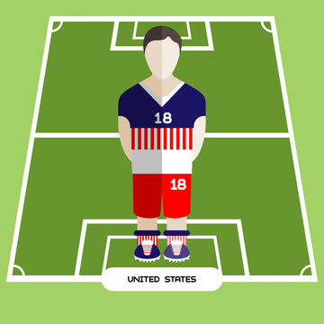 Computer game United States Soccer club player
