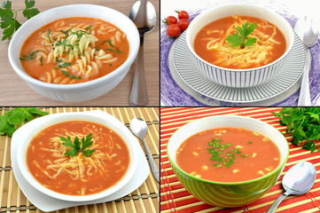 zupa pomidorowa z makaronem