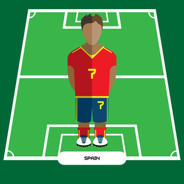 Computer game Spain Football club player