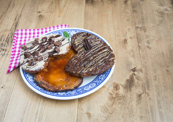 Palmera biscuit color on wood