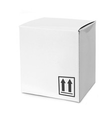 White box isolated