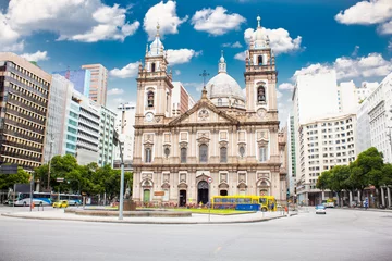 Foto op Plexiglas Candelaria Church, Rio de Janeiro, Brazil © Aleksandar Todorovic