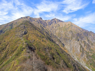 Fototapeta na wymiar 西黒尾根からの谷川岳