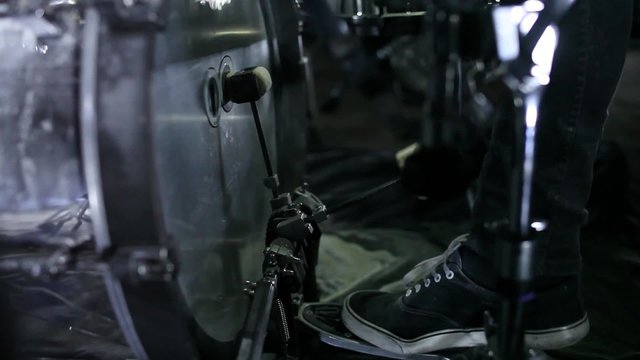 drummer in rehearsal